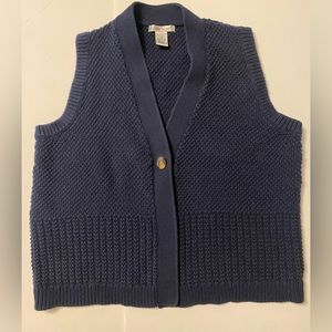 Hasting & Smith Vintage Navy Blue Sweater Vest 1X